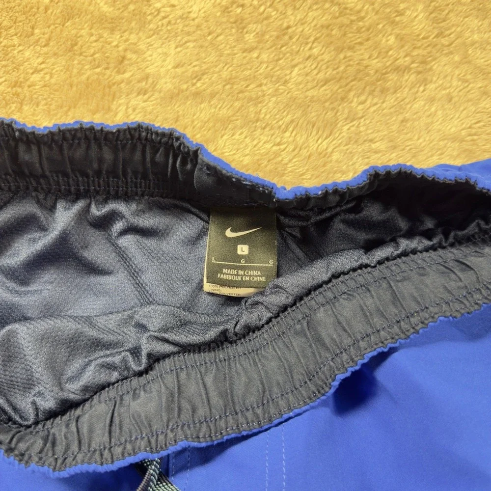 Nike Mens Swim Trunks Royal Blue Mesh Lined Board Shorts Large NESS9433‎